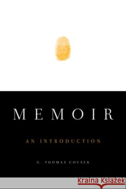 Memoir Couser 9780199826902 Oxford University Press Inc