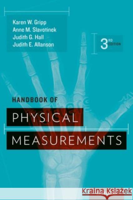 Handbook of Physical Measurements (Updated, Revised) Gripp, Karen W. 9780199935710 Oxford University Press, USA