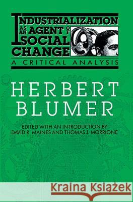 Industrialization as an Agent of Social Change: A Critical Analysis Herbert Blumer Thomas Morrione David Maines 9780202304106 Aldine