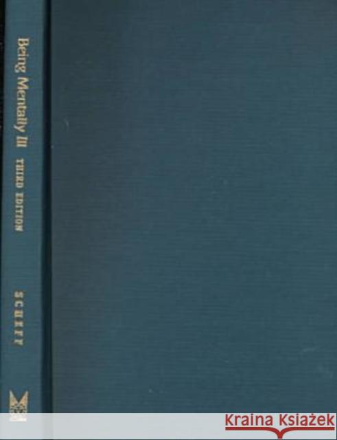 Being Mentally Ill: A Sociological Study Scheff, Thomas J. 9780202305868 Aldine