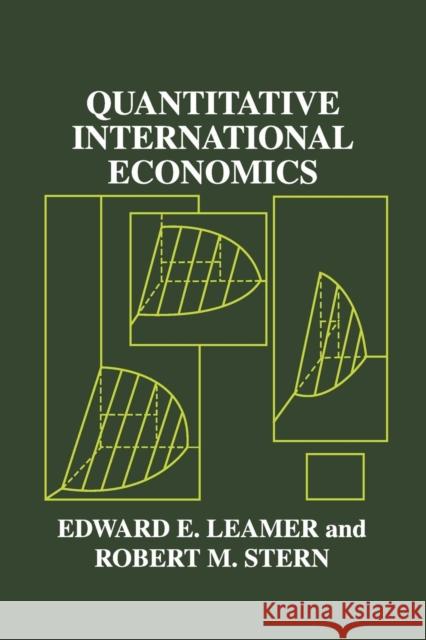 Quantitative International Economics Edward E. Leamer Robert M. Stern 9780202308715 Aldine