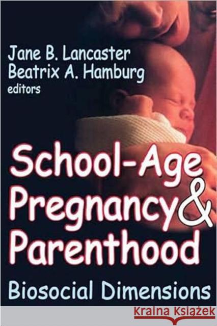 School-Age Pregnancy & Parenthood: Biosocial Dimensions Hamburg, Beatrix A. 9780202362410 Aldine