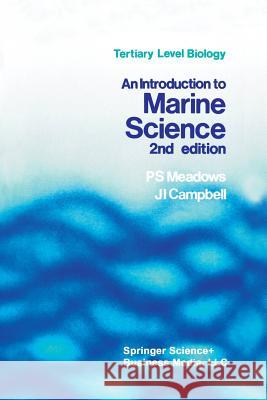 An Introduction to Marine Science  9780216922686 Not Avail