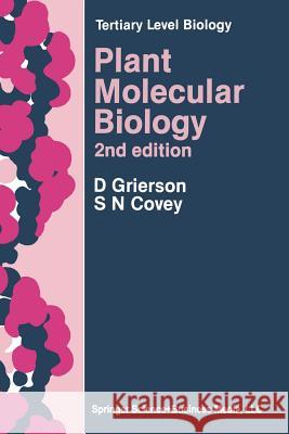 Plant Molecular Biology Donald Grierson 9780216924864 Not Avail