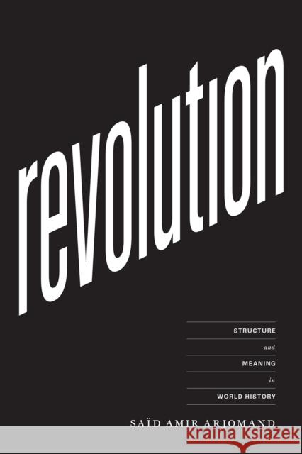 Revolution: Structure and Meaning in World History Said Amir Arjomand 9780226026831 University of Chicago Press
