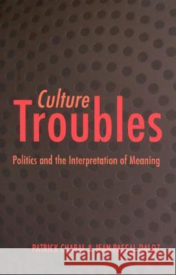 Culture Troubles: Politics and the Interpretation of Meaning Patrick Chabal Jean-Pascal Daloz 9780226100418 University of Chicago Press