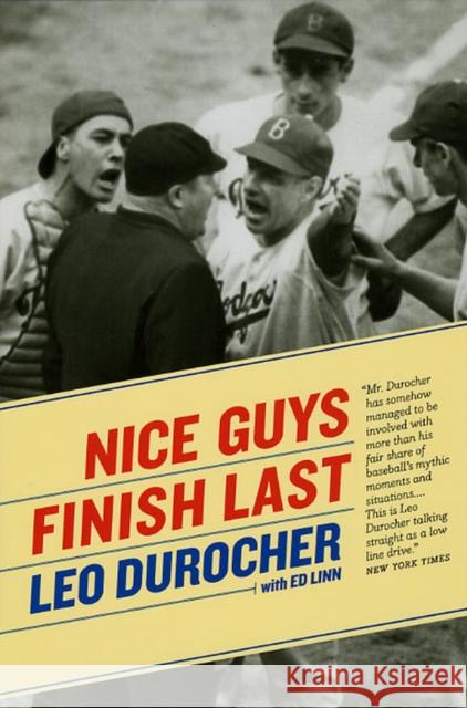 Nice Guys Finish Last Leo Durocher Ed Linn 9780226173887 University of Chicago Press