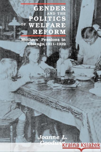 Gender and the Politics of Welfare Reform: Mothers' Pensions in Chicago, 1911-1929 Goodwin, Joanne L. 9780226303932