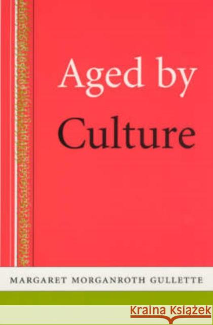Aged by Culture Margaret Morganroth Gullette 9780226310626