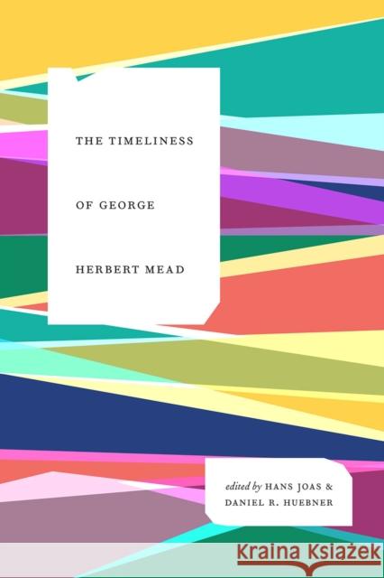 The Timeliness of George Herbert Mead Joas, Hans; Huebner, Daniel 9780226376943 John Wiley & Sons