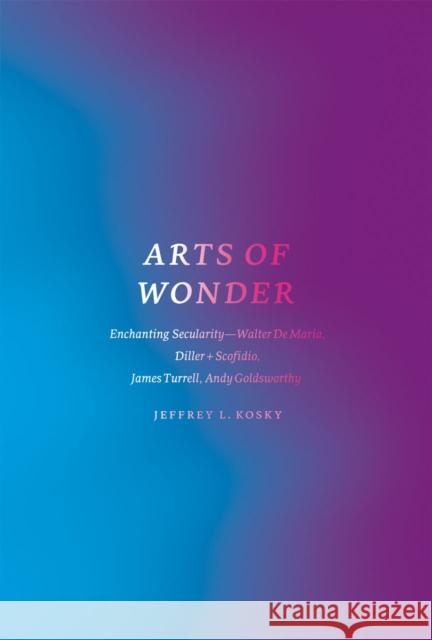 Arts of Wonder: Enchanting Secularity - Walter de Maria, Diller + Scofidio, James Turrell, Andy Goldsworthy Jeffrey L. Kosky 9780226411804