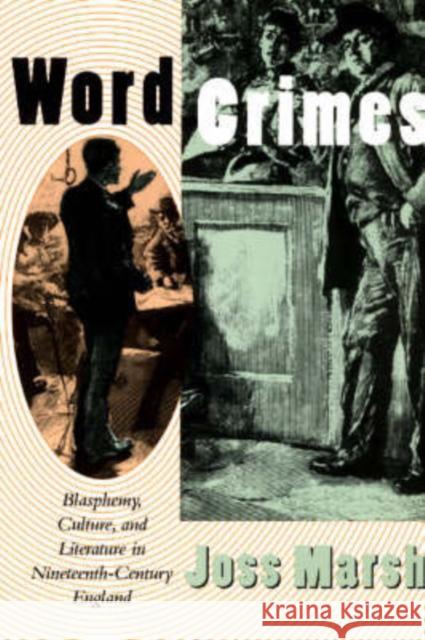 Word Crimes: Blasphemy, Culture, and Literature in Nineteenth-Century England Marsh, Joss 9780226506913 University of Chicago Press