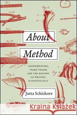 About Method: Experimenters, Snake Venom, and the History of Writing Scientifically Jutta Schickore 9780226759890