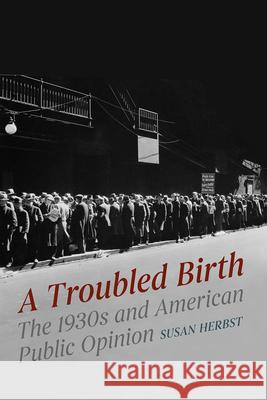 A Troubled Birth: The 1930s and American Public Opinion Susan Herbst 9780226813103