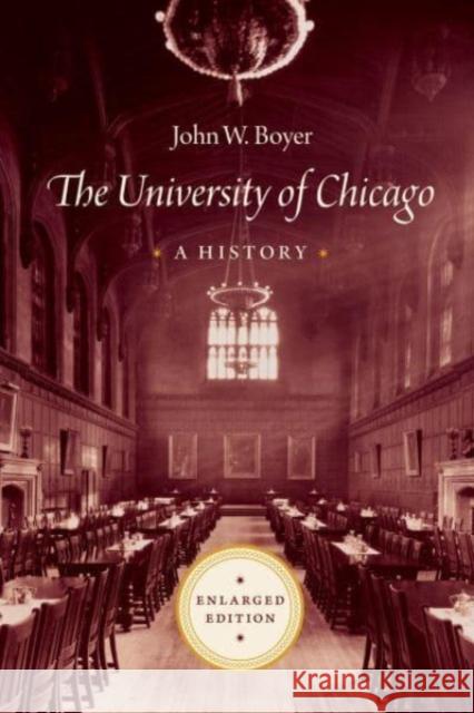 The University of Chicago: A History John W. Boyer 9780226835303