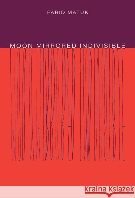 Moon Mirrored Indivisible Farid Matuk 9780226840000 The University of Chicago Press