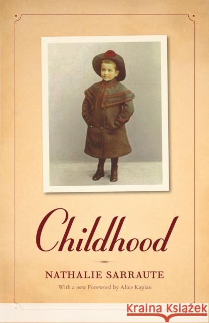 Childhood Nathalie Sarraute 9780226922317 University of Chicago Press