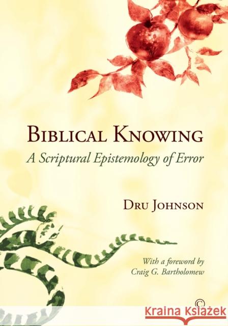 Biblical Knowing: A Scriptural Epistemology of Error Johnson, Dru 9780227174388 James Clarke Company