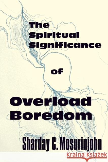The Spiritual Significance of Overload Boredom Sharday C. Mosurinjohn 9780228011538 McGill-Queen's University Press