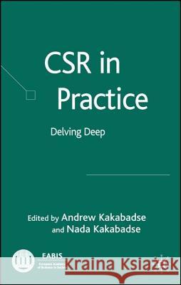 CSR in Practice: Delving Deep Kakabadse, N. 9780230013681