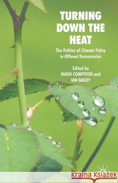 Turning Down the Heat: The Politics of Climate Policy in Affluent Democracies Compston, H. 9780230202054 0