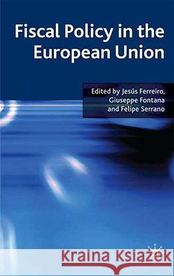 Fiscal Policy in the European Union Jesus Ferreiro Jess Ferreiro Giuseppe Fontana 9780230203990 Palgrave MacMillan