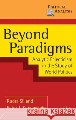 Beyond Paradigms: Analytic Eclecticism in the Study of World Politics Sil, Rudra 9780230207950 Palgrave MacMillan