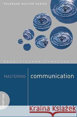 Mastering Communication Nicky Stanton 9780230216921