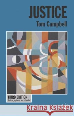 Justice Tom D. Campbell 9780230221673 Palgrave MacMillan