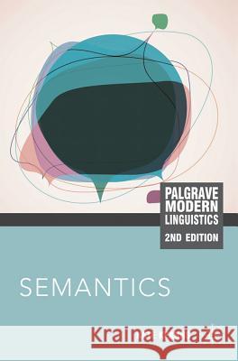 Semantics Kate Kearns 9780230232297 Palgrave MacMillan