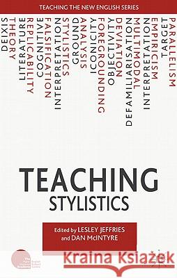 Teaching Stylistics Lesley Jeffries 9780230235885