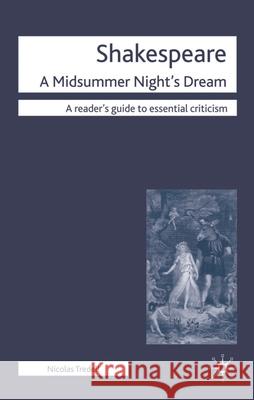 Shakespeare: A Midsummer Night's Dream Nicolas Tredell 9780230238787 Palgrave MacMillan