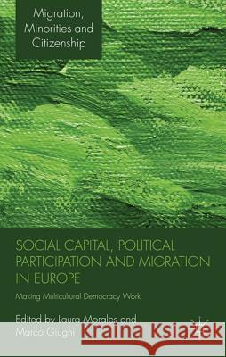 Social Capital, Political Participation and Migration in Europe: Making Multicultural Democracy Work? Morales, L. 9780230244160 Migration, Minorities & Citizenship