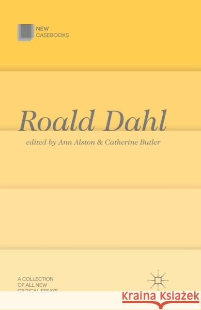 Roald Dahl Ann Alston 9780230283619