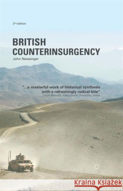 British Counterinsurgency John Newsinger 9780230298248 Palgrave MacMillan