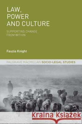 Law, Power and Culture : Supporting Change From Within Fauzia Knight 9780230304536 