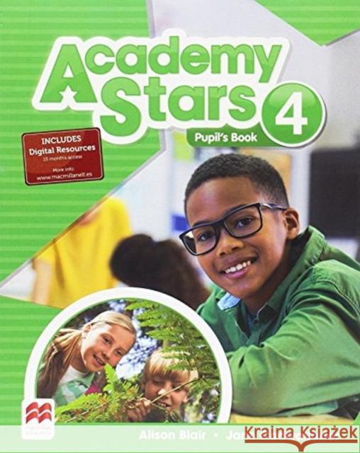 Academy Stars 4 PB + kod online MACMILLAN Blair Alison Cadwallader Jane 9780230490116