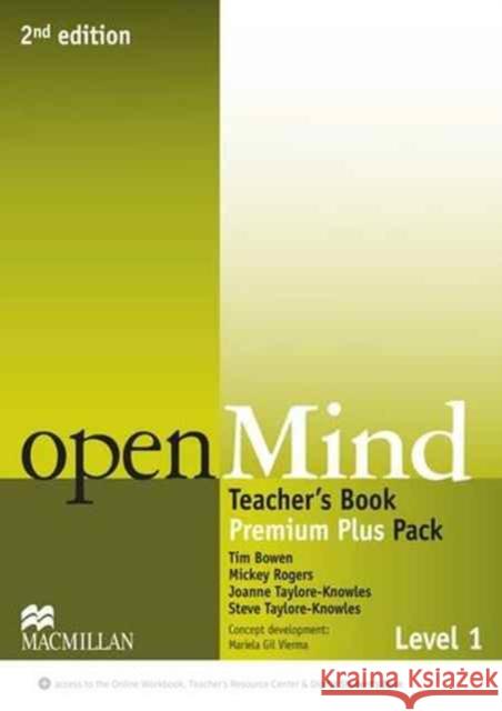 openMind 2nd Edition AE Level 1 Teacher's Book Premium Plus Pack Mickey Rogers Steve Taylore-Knowles Joanne Taylore-Knowles 9780230495098