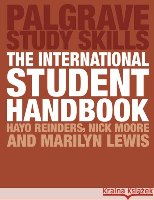 The International Student Handbook H Reinders 9780230545199