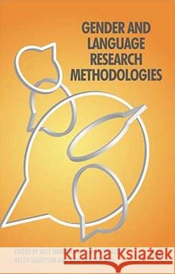 Gender and Language Research Methodologies Julieta Ojeda Alba Paul Baker 9780230550698 PALGRAVE MACMILLAN