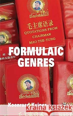 Formulaic Genres Koenraad Kuiper 9780230553521 Palgrave MacMillan