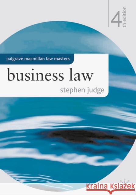 Business Law  Judge 9780230575721 0