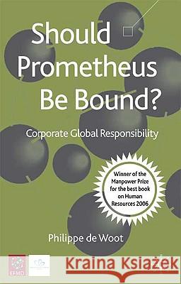 Should Prometheus Be Bound?: Corporate Global Responsibility de Woot, Philippe 9780230578128 0