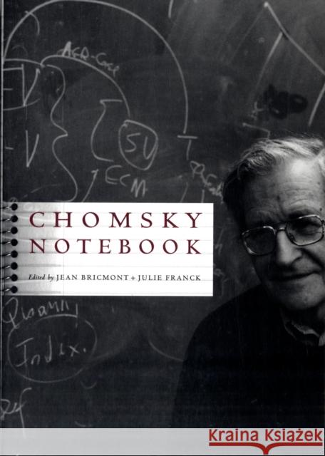 Chomsky Notebook Julie Franck 9780231144759 0