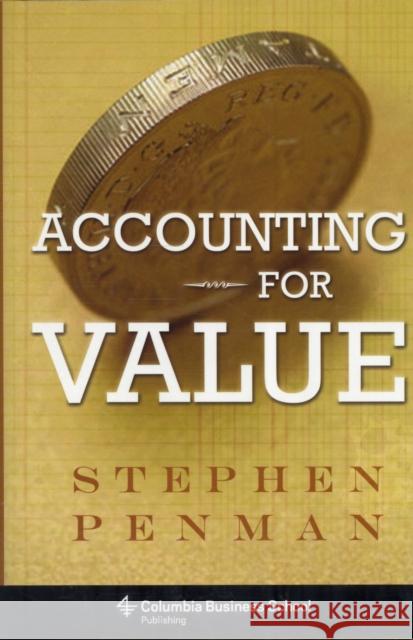 Accounting for Value S Penman 9780231151184 0
