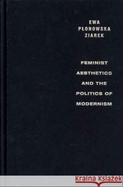 Feminist Aesthetics and the Politics of Modernism  Ziarek 9780231161480 0