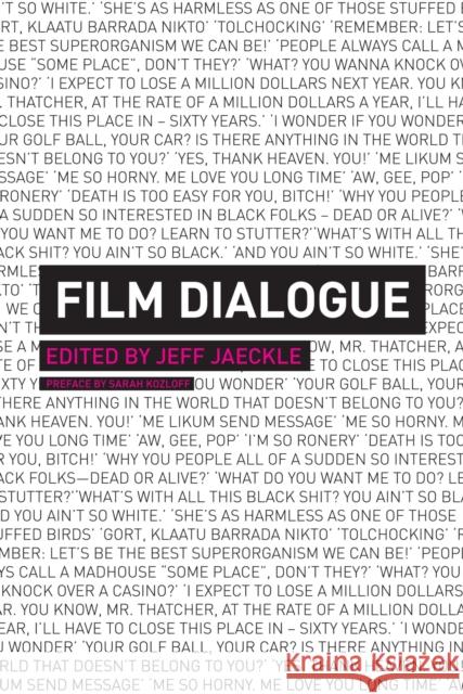 Film Dialogue Jeff Jaeckle 9780231165631