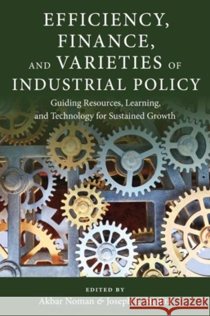 Efficiency, Finance, and Varieties of Industrial Policy: Guiding Resources, Learning, and Technology for Sustained Growth Akbar Noman Joseph E. Stiglitz 9780231180504 Columbia University Press