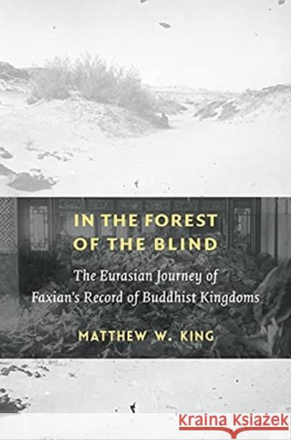 In the Forest of the Blind: The Eurasian Journey of Faxian's Record of Buddhist Kingdoms Matthew W. King 9780231203616 Columbia University Press