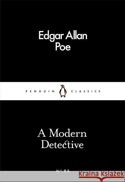 A Modern Detective Poe Edgar Allan 9780241252321 Penguin Books Ltd